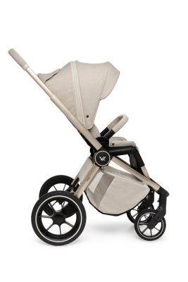MUUVO SET Kinderwagen 4in1 Quick Boho Beige Set + CBX By CYBEX Aton B2 i-Size + Basis