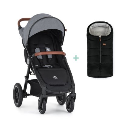 PETITE&MARS Kočárek sportovní Street2 Air Oak Ultimate Grey + PETITE&MARS fusak Jibot
