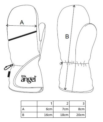 Guanti con pollice Outlast® - nero-ricamo rosa