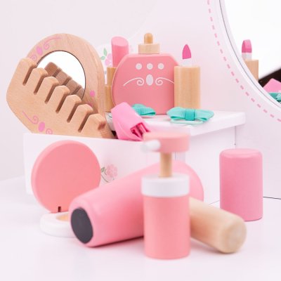 Bigjigs Toys Drewniany zestaw kosmetyczny