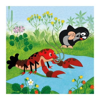 Dino Puzzle Taupek et le slip 3x55 pièces