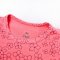 T-shirt för flickor tunn TRYCK KR Outlast® - jordgubbsblommor