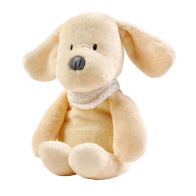 NATTOU Uspáváček plyšový hudební se světýlkem a senzorem pláče 4v1 Sleepy Dog Vanilla 0m+