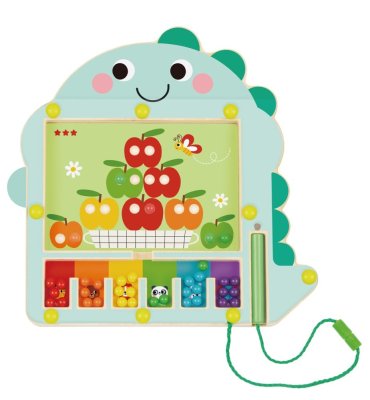 2Kids Toys Magnetisches Farbensortierspiel mit Dinosaurier