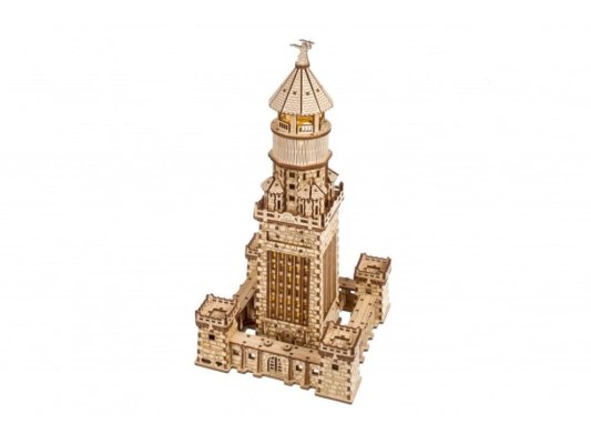 Ugears 3D lesene mehanske sestavljanke Aleksandrijski svetilnik