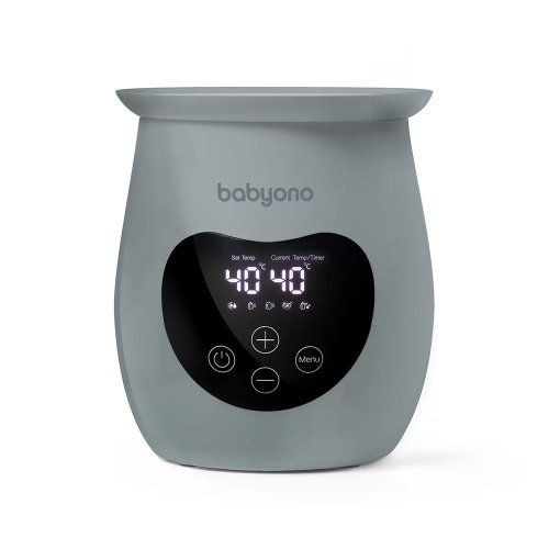 BABYONO Chauffage et stérilisateur digital HONEY gris