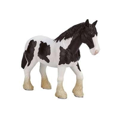 Mojo Cheval Clydesdale noir et blanc