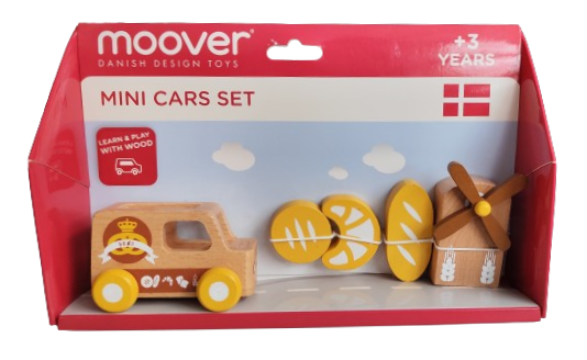 Mini set Bred Car - Moover Mini set de autos - Panadería
