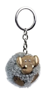 2Kids Toys Drewniany breloczek pompon Słoń