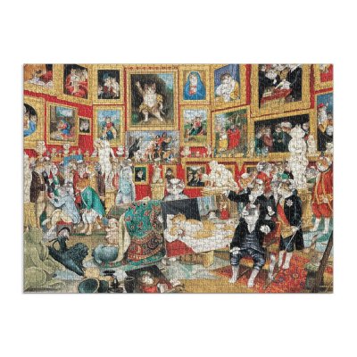 Galison Pussel Tribuna Uffizi med katter 1500 bitar
