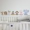 Children's wall stickers - Animals above the crib