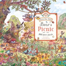 Galison Bear's Picnic Puzzle 100 pieces