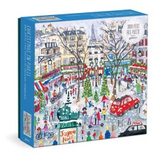 Galison Puzzle Foil Michael Storrings Parigi di Natale 1000 pezzi