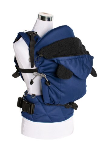 Monkey Mum® Zateplená kapucňa k nosiču Carrie - Námornícka modrá