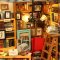 RoboTime 3D Holzpuzzle Miniatur Sam's Arbeitszimmer