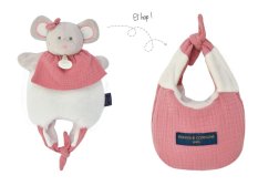 Doudou Souris dans un sac 3en1
