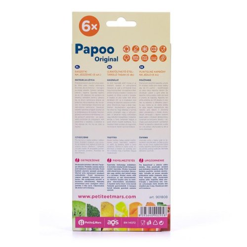 PETITE&MARS Food pouch Papoo Lion - 6 pcs