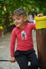 Tričko šmyk obrázok DR Outlast® - tehlová