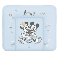 CEBA Μαλακό μαξιλαράκι αλλαγής για συρταριέρα (85x72) Disney Minnie & Mickey Blue