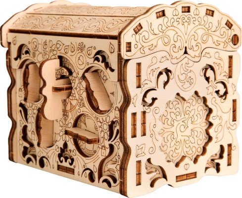 EscapeWelt Puzzle de Madeira Secret Treasure Box