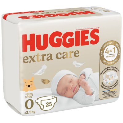 HUGGIES® Windeln Einweg Extra Care 0 (bis 4 kg) 25 Stk