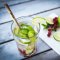 Kratka bambusova slamka s četkom za čišćenje, 12 kom