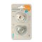 BABYONO Silikon-Schnuller anatomisch 6-18m, 2 Stk.