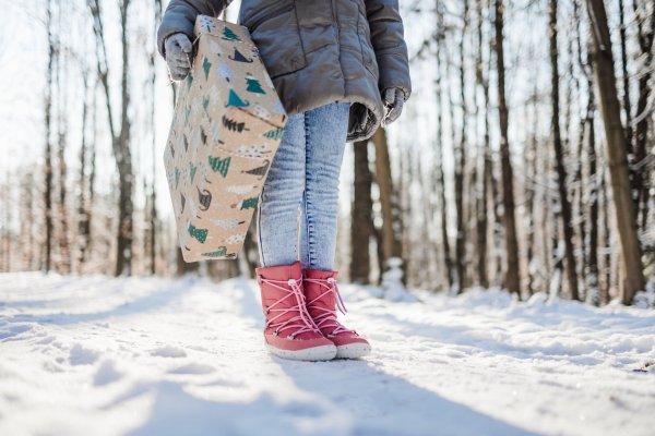 Be Lenka Kinderwinterschoenen op blote voeten Snowfox Kids 2.0 - Rose Pink
