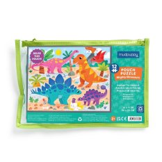 Puzzle Mudpuppy Dinosaures puissants 12 pièces