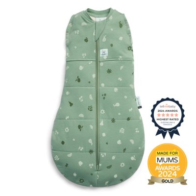 ERGOPOUCH Pucktuch und Schlafsack 2in1 Cocoon Sweet Orchard 6-12 m, 8-10 kg, 2,5 tog