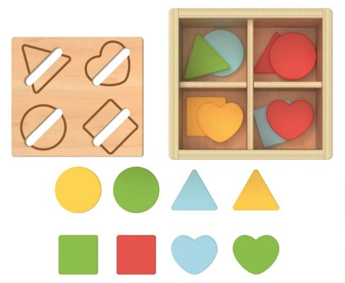 2Kids Toys Form- och färgsortering