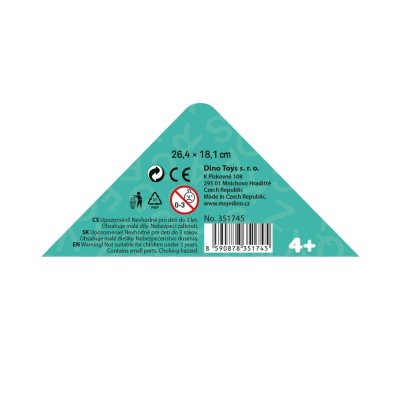 Dino Puzzle triangl Csizmás Kandúr 24 darabos