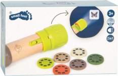 small foot Linterna y proyector 2 en 1 Discover