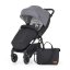 PETITE&MARS Sports stroller Royal2 Black Ultimate Gray + PETITE&MARS bag Jibot FREE