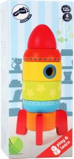 small foot Rakete aus Holz, bunt