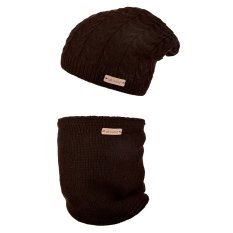 Set cappello e scaldacollo in maglia Outlast ® - Nero