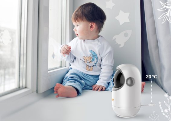 NENO Drehbare digitale Video-Babyphone Berkano