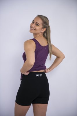 Pantaloncini da donna BARIDI sottili Outlast® - nero