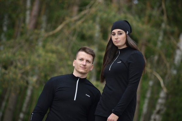 Bluza męska smyk Outlast® - czarna