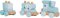 small foot Stapeltrein Hout blauw