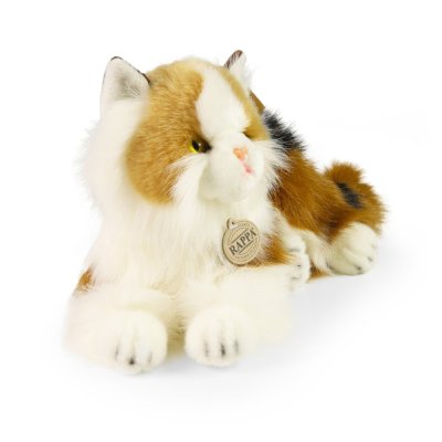 Rappa Gato de peluche calicó tricolor 30 cm ECO-FRIENDLY