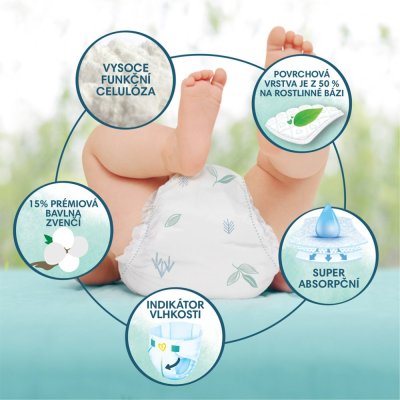 PAMPERS Pannolini usa e getta Harmonie Baby taglia 2, 204 pezzi, 4kg-8kg