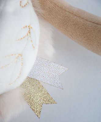 Doudou Set de regalo - Conejito de peluche con mantita de 31 cm beige