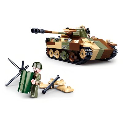 Sluban Army N38-B0859 Tanque Medio Camuflado 2 en 1
