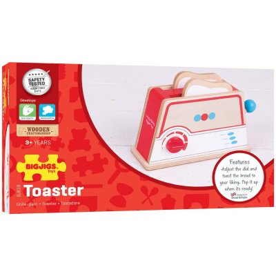 Bigjigs Toys Holz-Toaster mit Punkten