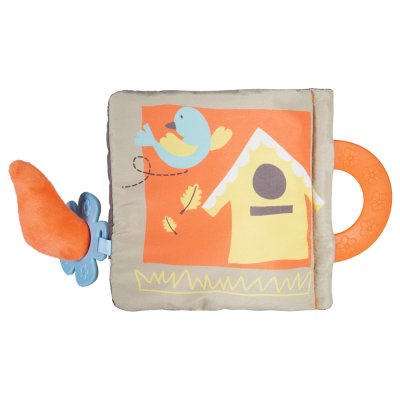 CANPOL BABIES Boek educatieve pluche FOX