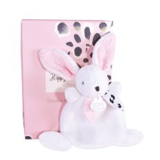 Doudou Poklon kutija roza - mini zečić 17 cm