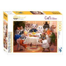 Brain Tree Puzzle Cat Dinner 1000 pieces
