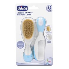 CHICCO Peigne et brosse bleu