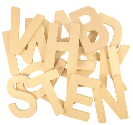 Bigjigs Toys Holz Alphabet Großbuchstaben